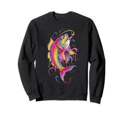 Angelturnier Champion Regenbogenforellenköder Fliegenfischen Sweatshirt von Graphic Tees for Men Women and Teens