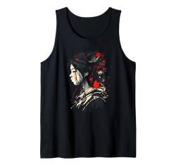 Anime Girl Japanisches ästhetisches Kawaii-Manga-Kunst-Design Tank Top von Graphic Tees for Men Women and Teens