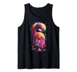 Regenbogen-Katzenliebhaber-Design, bunte Katzen-Grafik Tank Top von Graphic Tees for Men Women and Teens