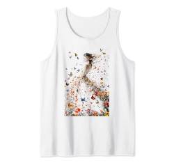 Schmetterling Liebhaber Insekten Garten Blume Natur Geschenk Tank Top von Graphic Tees for Men Women and Teens