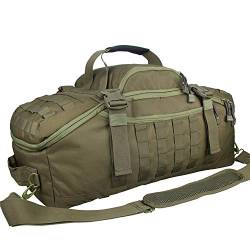 Greencity Reisetasche für Wochenende, wasserdicht, klein, groß, für Männer und Frauen, 25 l, 42 l, 68 l, Grün , 25L,(19x10x8)Inches von Greencity