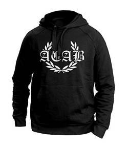 Grobe Jungs ACAB Laurel Wreath Hoodie Schwarz Gr. L von Grobe Jungs