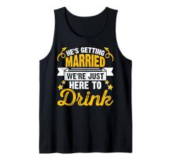 Lustige Braut Bräutigam Hochzeit Junggesellenabschied Tank Top von Groom Bride Wedding Party Gifts Married Squad Fun