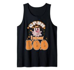 Bruh I Mean Boo Lustiges Halloween Niedlicher Geist Männer Frauen Kinder Tank Top von Groovy Matching Family Halloween Cute Boo Flowers