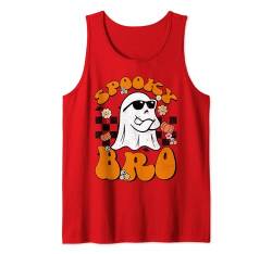 Spooky Bro Groovy, passende Halloween-Blumen für die Familie, niedliche Boo-Blumen Tank Top von Groovy Matching Family Halloween Cute Boo Flowers