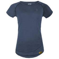 Grüezi Bag - Women's Woodwool T-Shirt Lady Burnham - Merinoshirt Gr L blau von Grüezi Bag