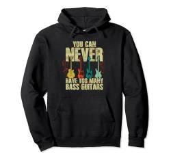 Vintage, du kannst nie zu viel Bass-Grunge-Musik haben Pullover Hoodie von Grunge Music Instruments And Music Lovers Zajoo