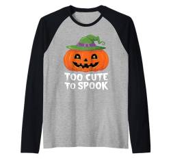 Halloween Zu Niedlich Zum Gruseln Halloween-kürbis Raglan von Gruselige Halloween Kürbisse Halloween Kostüm