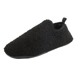 Gsheocm Damen Hausschuhe Wärme Hausschuhe Weiches Bequeme Filzpantoffeln Indoor Outdoor Slippers Antirutsch Baumwolle Pantoffeln Schlappen Gefüttert Hüttenschuhe Pantoffeln von Gsheocm