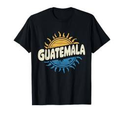 Retro Karibik Urlaub Travel to Guatemala T-Shirt von Guatemala Reiseoutfit für Männer und Frauen