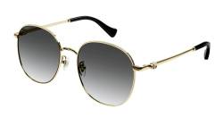 Sonnenbrillen  Gucci Gg1142s col. 001 Damen Runden Gold von Gucci