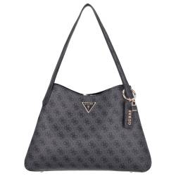 Guess Beuteltasche Sora Girlfriend Carryall coal logo von Guess