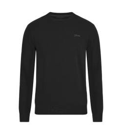 Guess für Herren. M4YR01Z3052 Daniel CN Basic-Pullover schwarz (S), Lässig, Polyamid von Guess