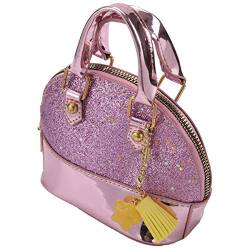 Guihydur Kleine Mädchen Pailletten Handtaschen Prinzessin Umhängetasche Mini Schulranzen Geschenke Für Mädchen Kleinkind Kinder (Rosa) von Guihydur