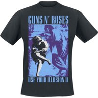 Guns N' Roses T-Shirt - 1991 Illusion - S bis 5XL - für Männer - Größe 3XL - schwarz  - Lizenziertes Merchandise! von Guns N' Roses