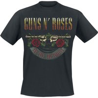 Guns N' Roses T-Shirt - Logo and Bullet Europe Tour 2017 - S bis 4XL - für Männer - Größe L - schwarz  - EMP exklusives Merchandise! von Guns N' Roses