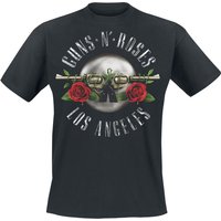 Guns N' Roses T-Shirt - Los Angeles Seal - S bis 5XL - für Männer - Größe L - schwarz  - Lizenziertes Merchandise! von Guns N' Roses