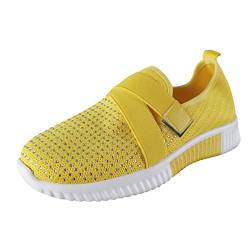 Guotobe Sneaker Damen Rutschfest Bequem Sneaker Sportschuhe Leicht Freizeit Laufschuhe Turnschuhe Mesh Atmungsaktiv Outdoor Fitness Schuhe Frühling und Sommer Weiche Sohle Freizeitschuhe Walkingschuhe von Guotobe