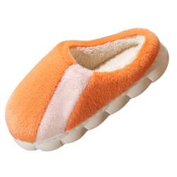 Gyaimxfu Damen Plüsch Komfort Hausschuhe Weich Warme Slippers Winter Geschlossene Pantoffeln Mode Weicher Filzpantoffeln Classic Badeschuhe Schuhe Mit Polar Fleece-Futter Damenhausschuhe A von Gyaimxfu