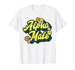 Lustiges Alpha-Männchen-Blumen-Design für Fitness und Fitnessstudio T-Shirt von Gym Humor Funny Weightlifting Joke Cute Workout