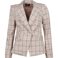 H&R London - Rockabilly Blazer - Aredhel Blazar - XS bis XXL - für Damen - Größe XXL - rosa von H&R London