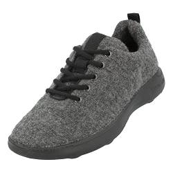 HAFLINGER Wool Sneaker Everyday Anthrazit, Gr. 43 von HAFLINGER