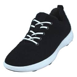 HAFLINGER Wool Sneaker Everyday Schwarz, Gr. 38 von HAFLINGER