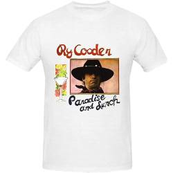 Kaizod Ry Cooder Paradise and Lunch T-Shirt Top Tee Camiseta Short-Sleeve for Men White 3XL von HAIDIOU