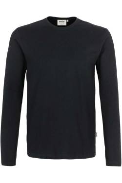 HAKRO 278 Body Fit Longsleeve schwarz, Einfarbig von HAKRO