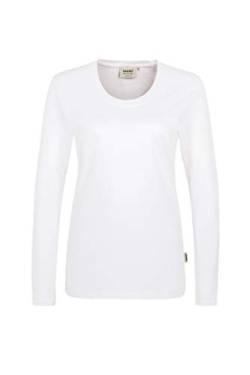 HAKRO Damen Langarm T-Shirt "Classic" - 178 - weiß - Größe: L von HAKRO