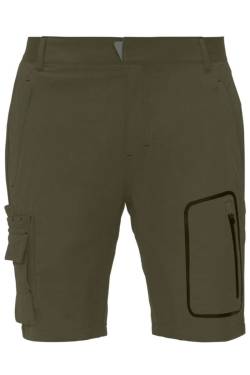 HAKRO Function Regular Fit Cargo Shorts olive, Einfarbig von HAKRO