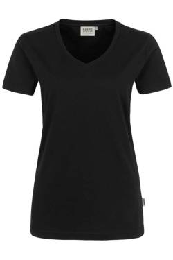 HAKRO MIKRALINAR® PRO, Regular Fit Damen T-Shirt schwarz, Einfarbig von HAKRO