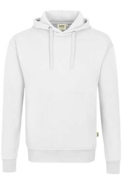 HAKRO Organic Comfort Fit Kapuzen Sweatshirt weiss, Einfarbig von HAKRO