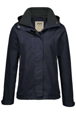 HAKRO Regular Fit Damen Regenjacke navy, Einfarbig von HAKRO