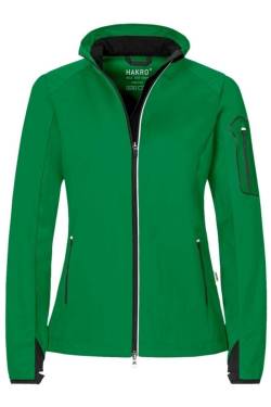 HAKRO Regular Fit Damen Softshelljacke grün, Einfarbig von HAKRO