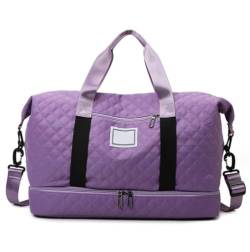 Sporttasche Reisetasche Für Damen, Weekender-Tasche Mit Separatem Schuhfach, Übernachtungstasche Reisetasche(Color:F) von HALAHAI