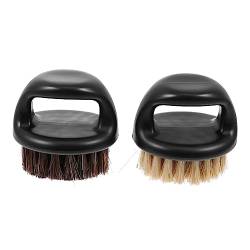 HAPINARY 2St Bürste Zubehör für die Bartpflege Haarstyling-Werkzeuge Haarset männliche Pflegeversorgung Werkzeug zum Formen des Bartes sauber Rasierpinsel Bartkamm Pflegebedarf Mann Abs von HAPINARY