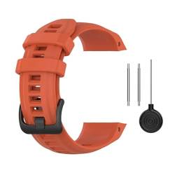 HASMI Kompatibel for Garmin Instinct 2S Armband Silikon Smartwatch Soft Armband Armband Zubehör (Color : Noir, Size : Garmin Instinct 2S) von HASMI