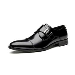 HCDZF Schwarz,42 EU, Männer Monk Formale Abendschuhe Aus Oxford von HCDZF