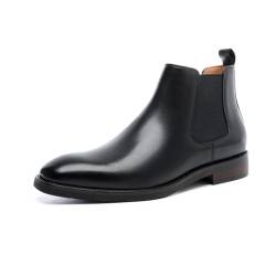 Schwarz,43 EU,Herren Chelsea Boots Casual Dress Boots Bequeme Stiefeletten für Herren von HCDZF