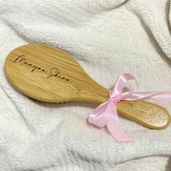 Personalisierte Haarbürste Mit Namen, Benutzerdefinierte Name Kämme, Geschenke Für Trauzeugin, Mutter Der Braut, Bräutigam, Blumenmädchen, Brautparty von HDLOVE