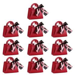 HDOYTXXM 10 Stück Funktionelle Leder Aufbewahrungsbox Handtaschen Verpackungsbox Kleine Süßigkeiten Tasche Leder Geschenktüte Für Handys Geldbörsen Süßigkeiten von HDOYTXXM