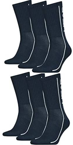 HEAD Performance Unisex Herren Damen Sportsocken 6P (Navy, 43-46) von HEAD