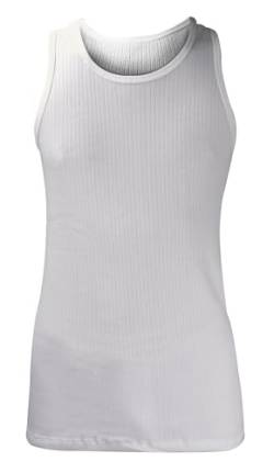 HEAT HOLDERS - Herren Thermo Innenfleece Baumwolle Ärmellos Unterhemd (XX-Large (47-49" Chest), White) von HEAT HOLDERS