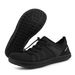 HICKMONBER Barfußschuhe Damen Herren Minimalistische Barfussschuhe Weich Leicht Traillaufschuhe Fitnessschuhe Mit Breite Zehenbox von HICKMONBER