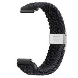 14-mm-Armband aus geflochtenem Nylon, Zubehör, Metallverstellung, Snap-Back-Schlaufe, for Herren und Damen, Armbänder, Uhr, austauschbares Armband (Color : 08, Size : 14mm) von HIFFEY