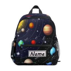 HMZXZ Custom Kids Kleinkind Mini Rucksack für Mädchen Jungen Auto Cartoons Personalisierte Kinderrucksäcke Blau Schultasche mit Kindername/Text, Custom-06 von HMZXZ