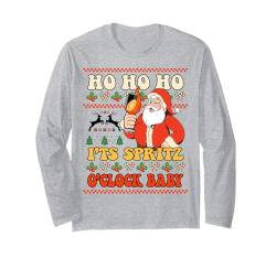 HO HO HO IT’S SPRITZ O’CLOCK BABY X SANTA SPRITZ Weihnachten Langarmshirt von HO HO HO IT’S SPRITZ O’CLOCK BABY UGLY XMAS SPRITZ