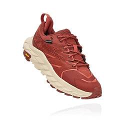 HOKA ONE ONE Damen Anacapa Low GTX Trekking Shoes, Cherry Mahogany/HOT Sauce, 40 EU von HOKA ONE ONE