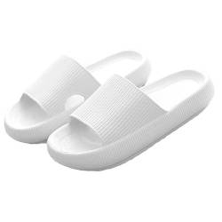 Hokuto Svadli Orthopädische Hausschuhe Damen Original, Sommer Latschen Cozy Slippers Slides for Damen (Weiß, Numeric_42) von HOKUTO